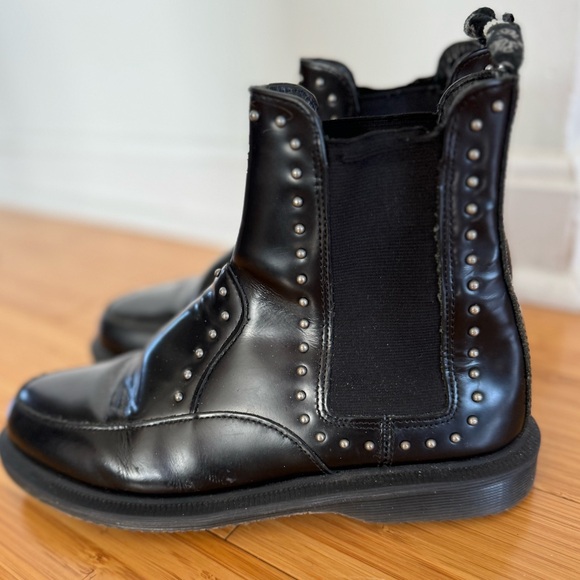 Dr. Martens Air Wair Amielya Studded Ankle  Boots - Picture 7 of 13
